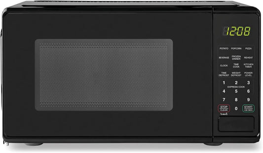 0.7 cu. ft. Countertop Microwave Oven, 700 Watts, New (Color : Black)