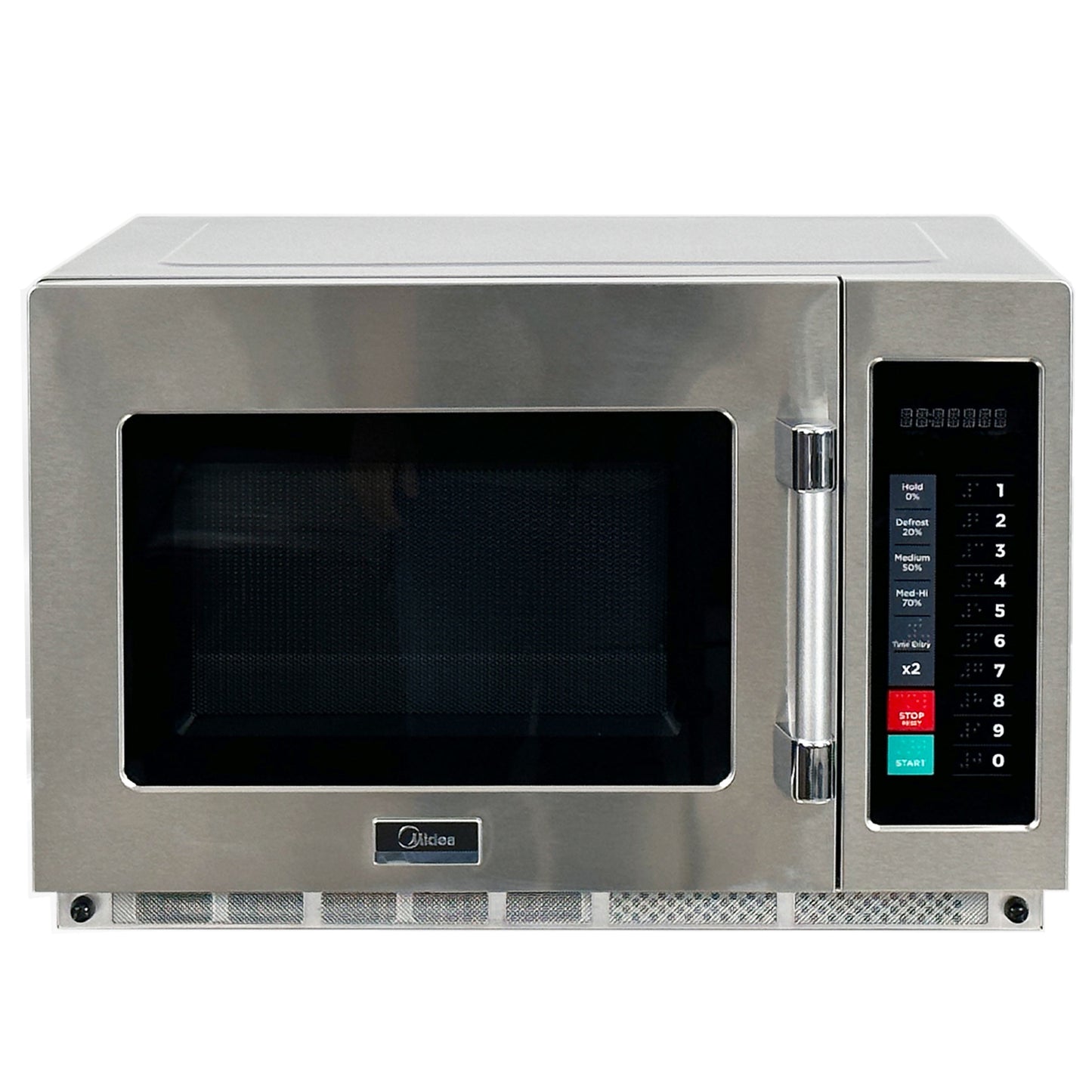 1.2 cu. ft. 1800W Midea NSF Restaurant Microwave Oven 1834G1A