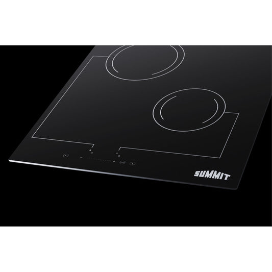 18in Wide 220V 2-Burner Radiant Cooktop
