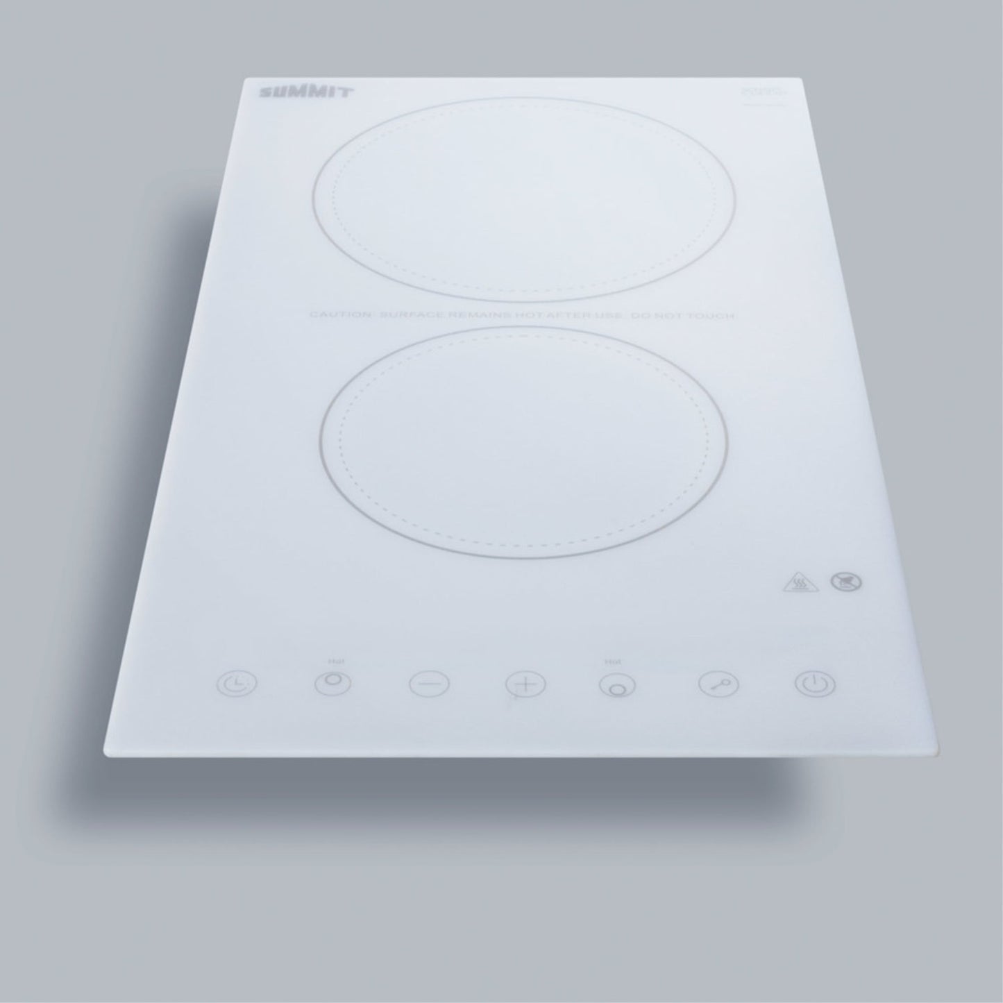 12in Wide 230V 2-Burner Radiant Cooktop
