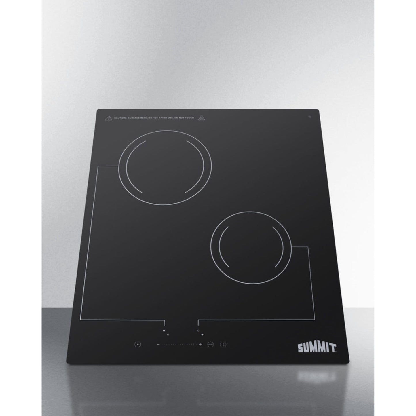 18in Wide 220V 2-Burner Radiant Cooktop